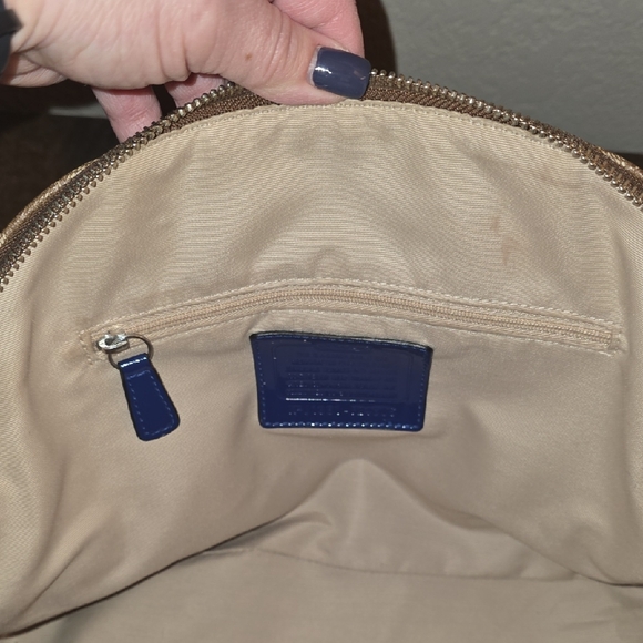 Coach Peyton Signature Cora Domed Satchel - Picture 6 of 16
